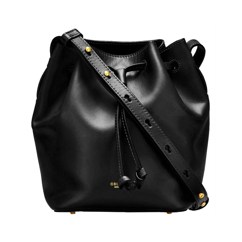 Oroton leather bucket bag